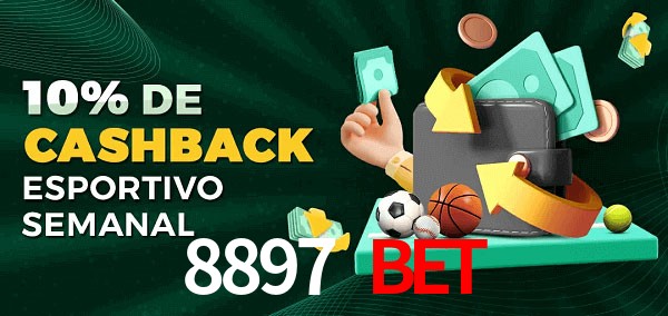 10% de bônus de cashback na 8897 bet